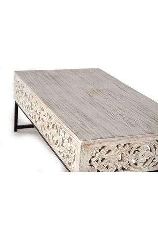 Table basse - Ecru et noir