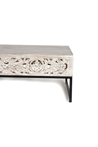 Table basse - Ecru et noir