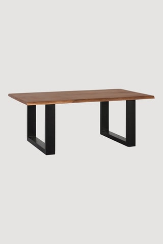 Table basse - Naturel et noir
