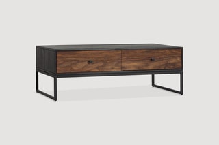 Table basse - Noir et marron