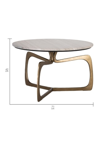 Table d'appoint Doré