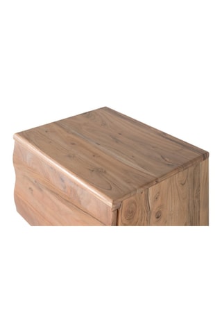 Table de chevet 1 tiroir en acacia - 50 x 40 x 52 cm