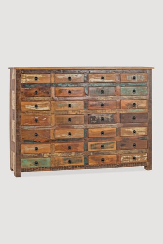 Chiffonnier 28 tiroirs - Naturel