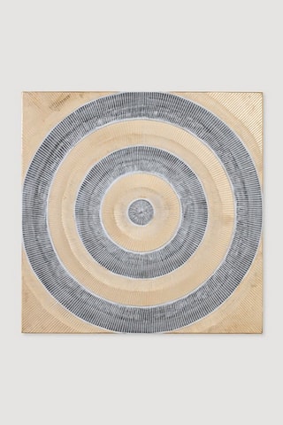 Panneau décoratif - Doré et gris