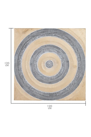 Panneau décoratif - Doré et gris