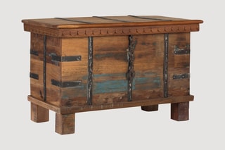 Coffre de rangement en bois - 74 x 46 x 40 cm