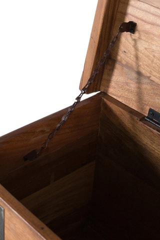 Coffre de rangement en bois - 74 x 46 x 40 cm