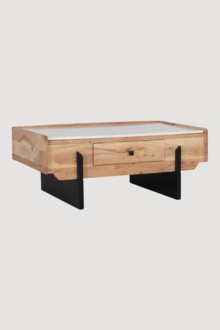 Table basse en acacia - 100 x 40 x 60 cm
