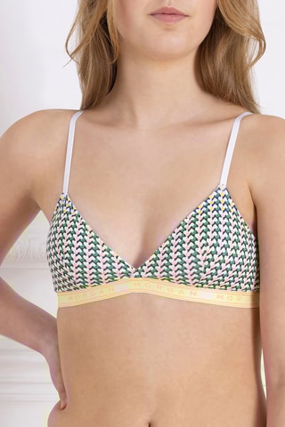 Soutien-gorge Pia - Jaune et bleu