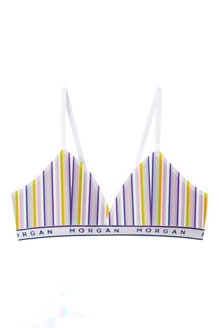 Soutien-gorge Isa - Orange et bleu