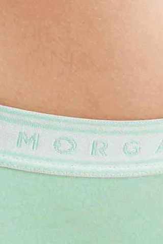 2 culottes Ines - Vert et blanc