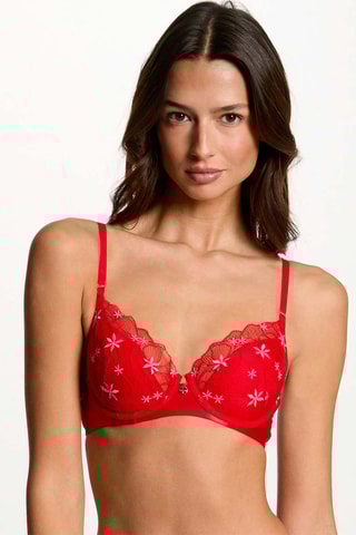 Soutien-gorge ampliforme Amandine - Rouge