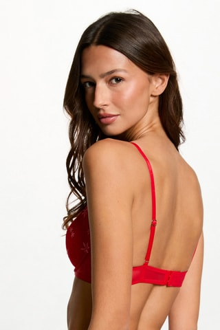 Soutien-gorge ampliforme Amandine - Rouge