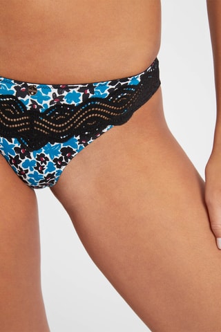 Culotte Thais - Noir et bleu roi