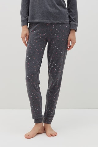 Biologisch Katoenen Pyjama Donkergrijs