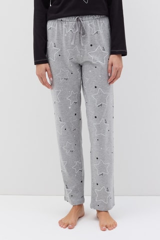 Biologisch Katoenen Pyjama Zwart