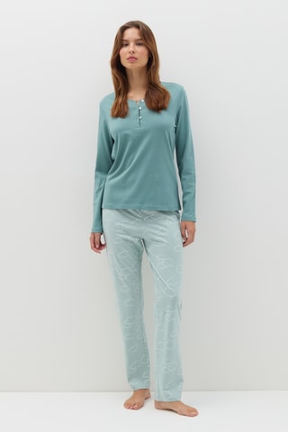Biologisch Katoenen Pyjama Hemelsblauw
