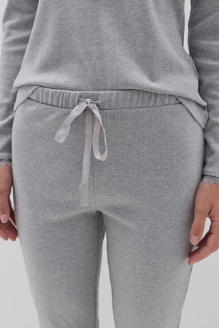 Biologisch Katoenen Pyjama Lichtgrijs