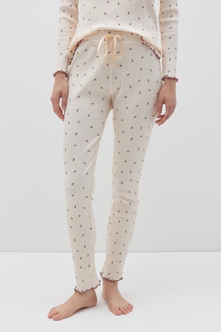 Biologisch Katoenen Pyjamabroek - Ecru