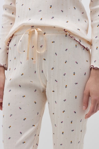 Biologisch Katoenen Pyjamabroek - Ecru