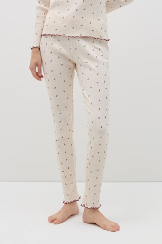 Biologisch Katoenen Pyjamabroek - Ecru