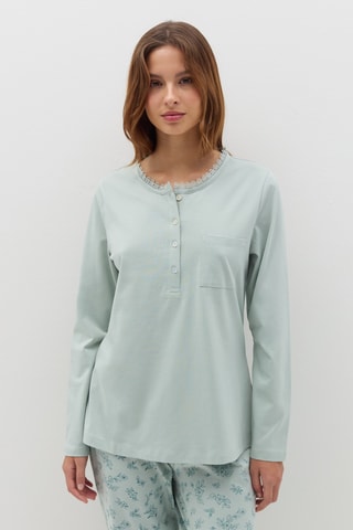 Biologisch Katoenen Pyjama Groen