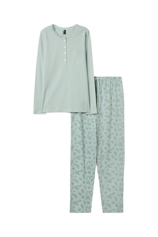 Biologisch Katoenen Pyjama Groen