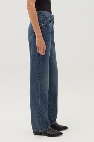 Jeans straight - Blauwgrijs