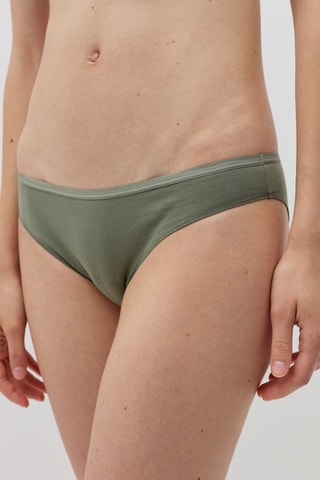 5 Biologisch Katoenen Slips - Paars en Bruin