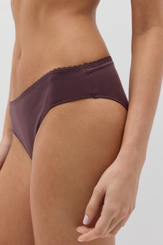 3 Biologisch Katoenen Slips - Marineblauw en Bruin