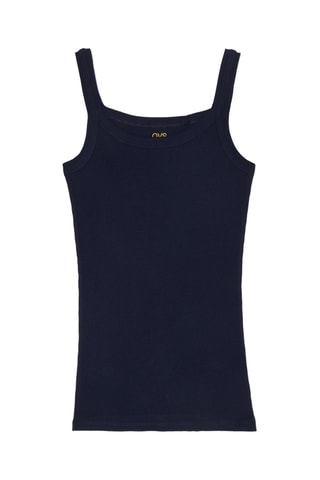 Biologisch Katoenen Top - Marineblauw