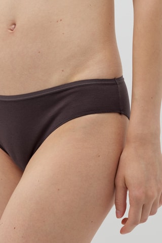 5 Biologisch Katoenen Slips - Marineblauw en Wit