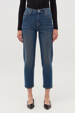 Jeans straight - Indigoblauw