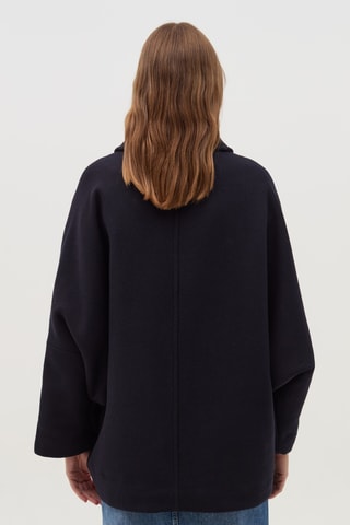 Wollen Cabanjas - Marineblauw