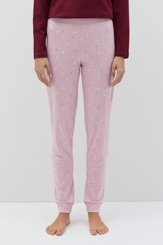 Pyjama - Bordeauxrood en Roze