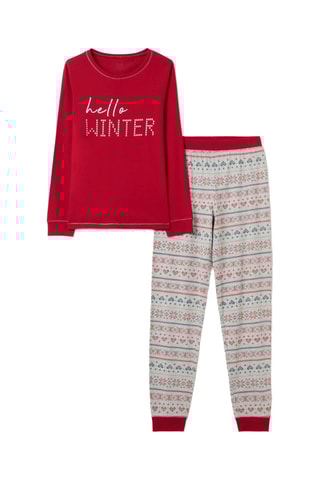 Pyjama - Rood en Wit