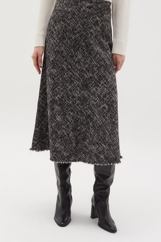 Midirok Hoge Taille - Zwart