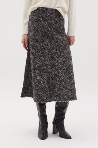 Midirok Hoge Taille - Zwart