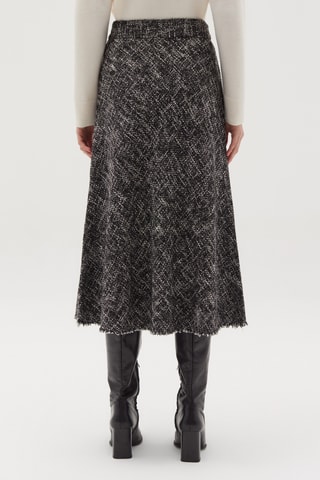 Midirok Hoge Taille - Zwart