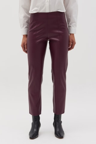 7/8 Broek Hoge Taille. Rood