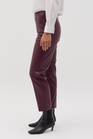 7/8 Broek Hoge Taille. Rood