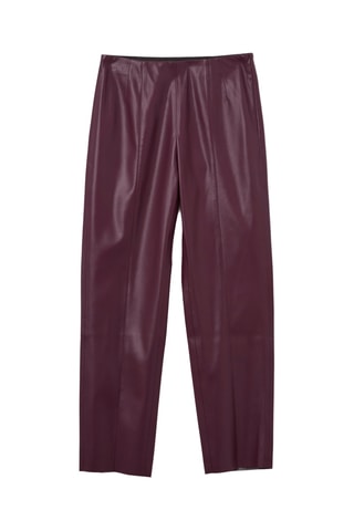 7/8 Broek Hoge Taille. Rood
