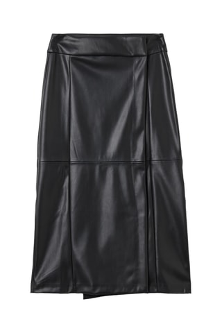 Midirok Hoge Taille - Zwart