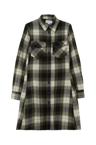 Blouse-jurk - Marineblauw en Groen