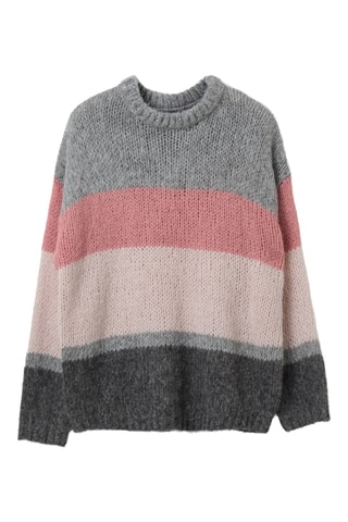 Trui - Gemêleerd Grijs en Roze