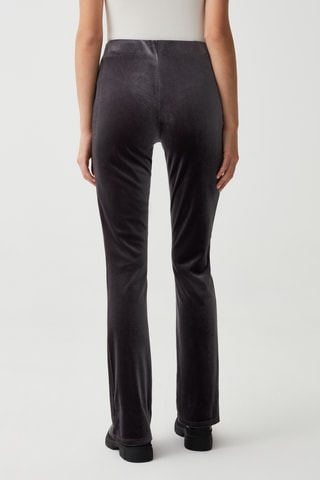 Velours Broek - Donkergrijs