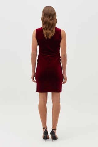 Rechte Jurk - Donkerrood