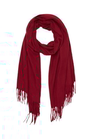 Sjaal Bordeauxrood