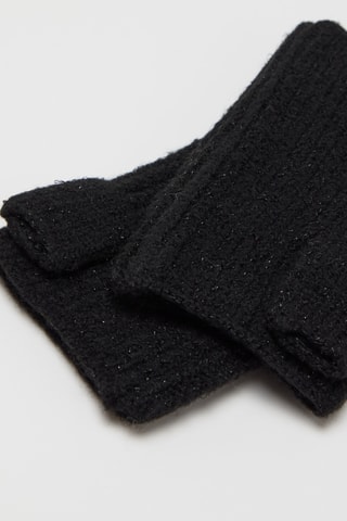 Vingerloze Handschoenen Zwart