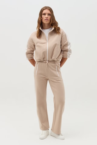 Broek wide legs - Beige